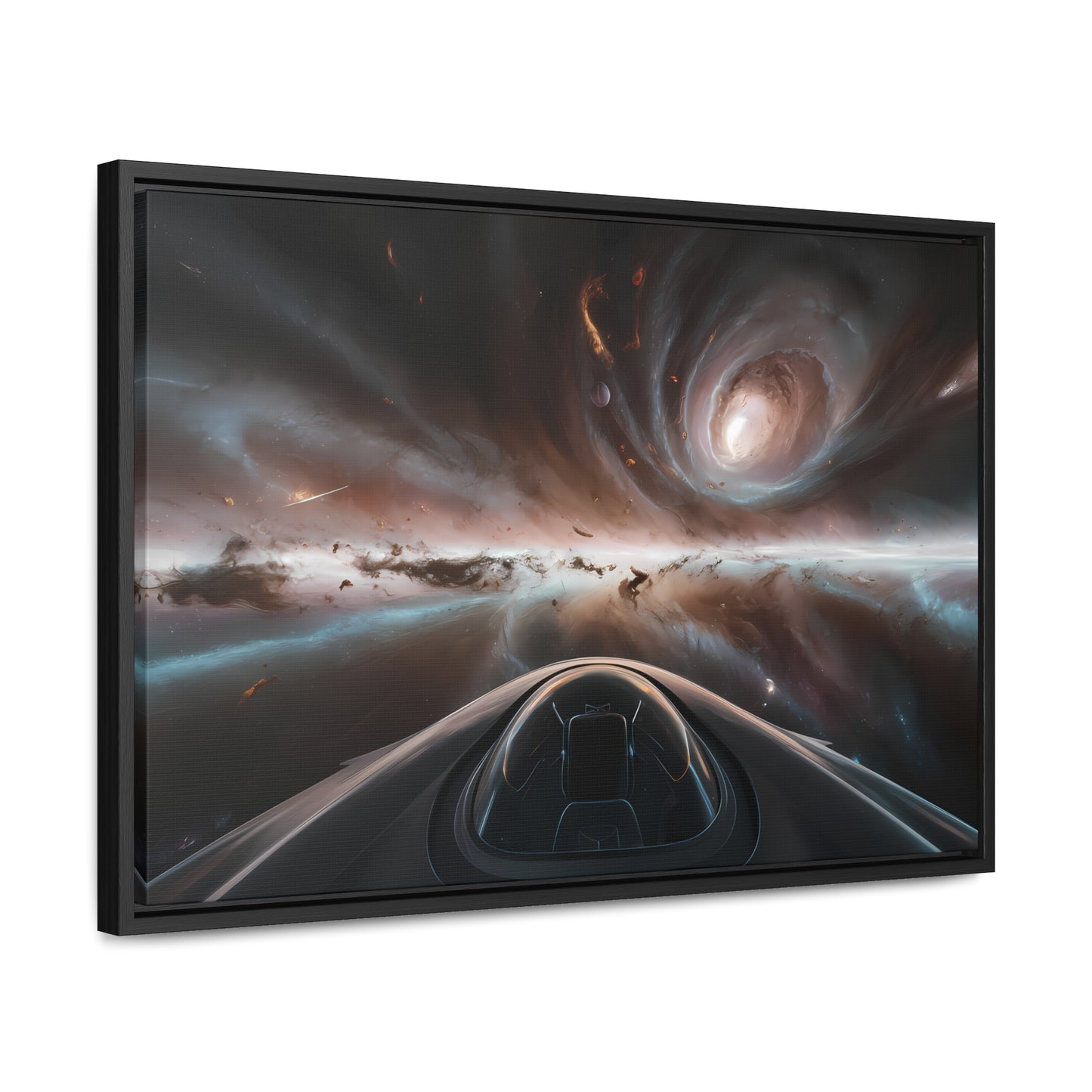 Journey Through the Celestial Abyss - Gallery Canvas Wraps, Horizontal Frame