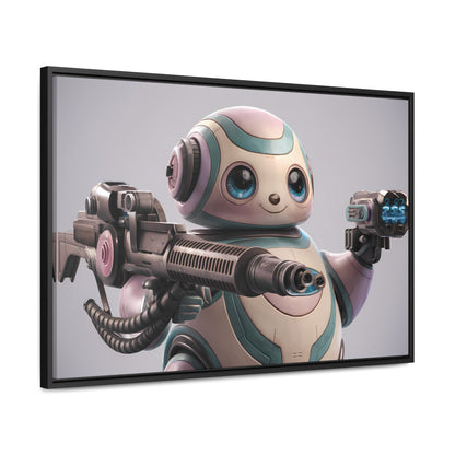 "Adorable Defender" - Gallery Canvas Wraps, Horizontal Frame