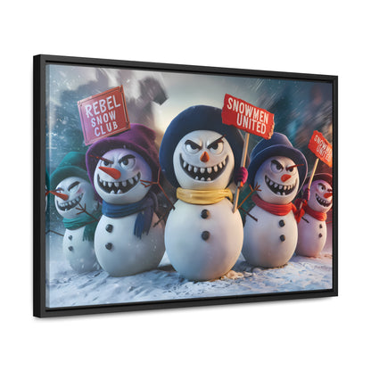 Frosty Revolt - Gallery Canvas Wraps, Horizontal Frame