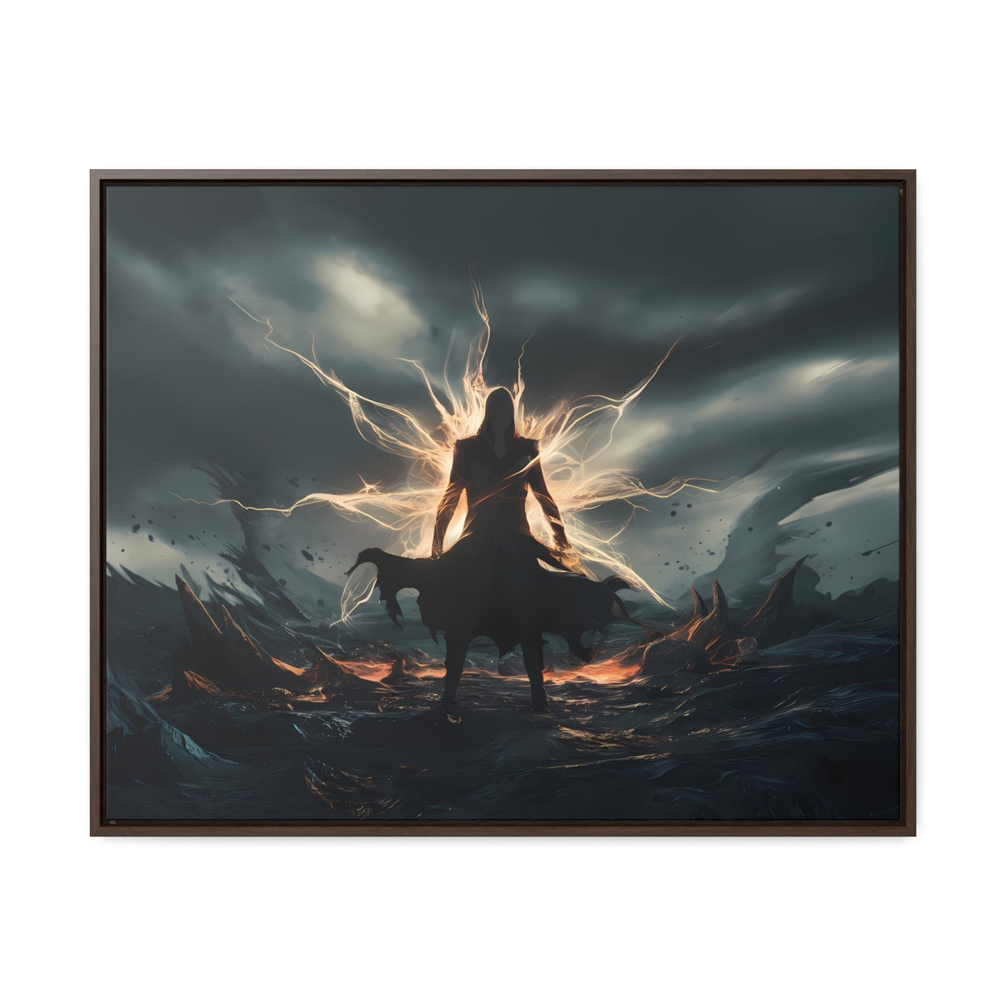 Eclipse of the Dark Conqueror - Gallery Canvas Wraps, Horizontal Frame