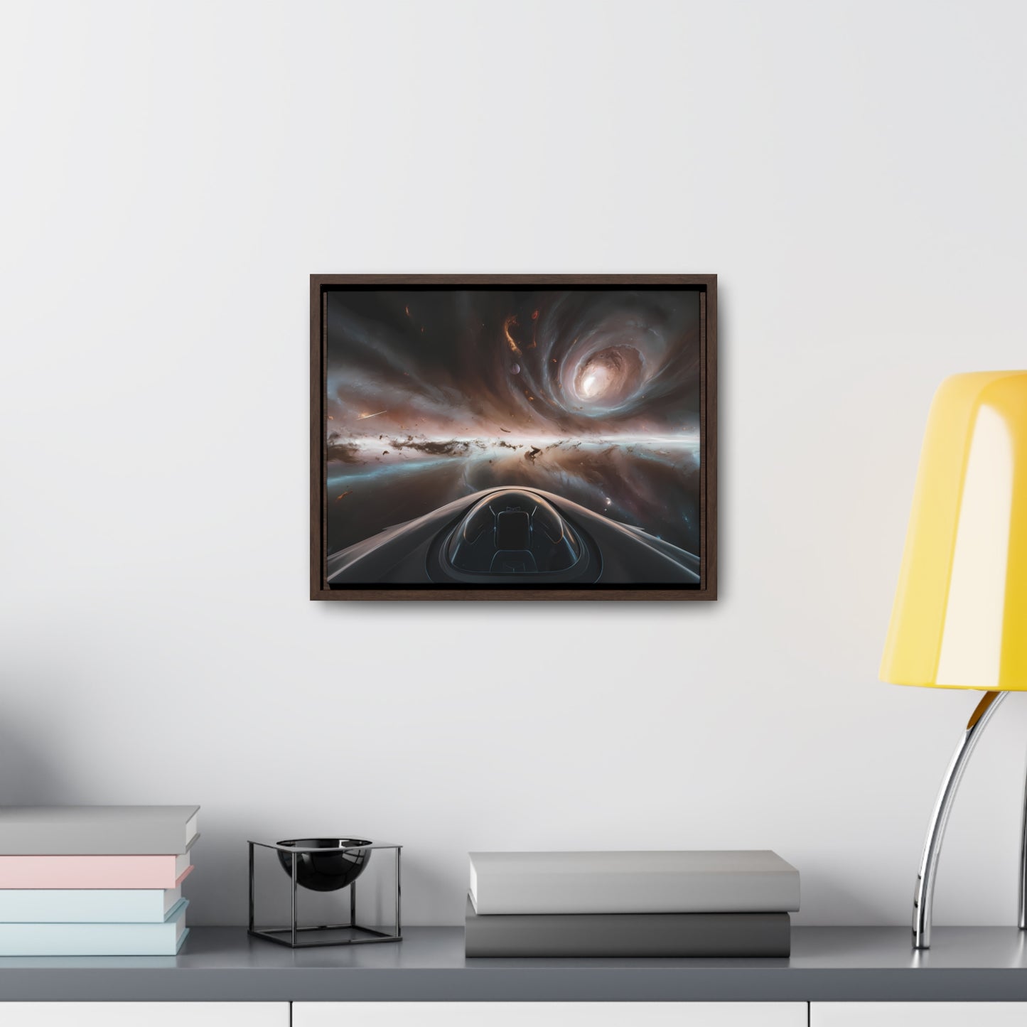 Journey Through the Celestial Abyss - Gallery Canvas Wraps, Horizontal Frame