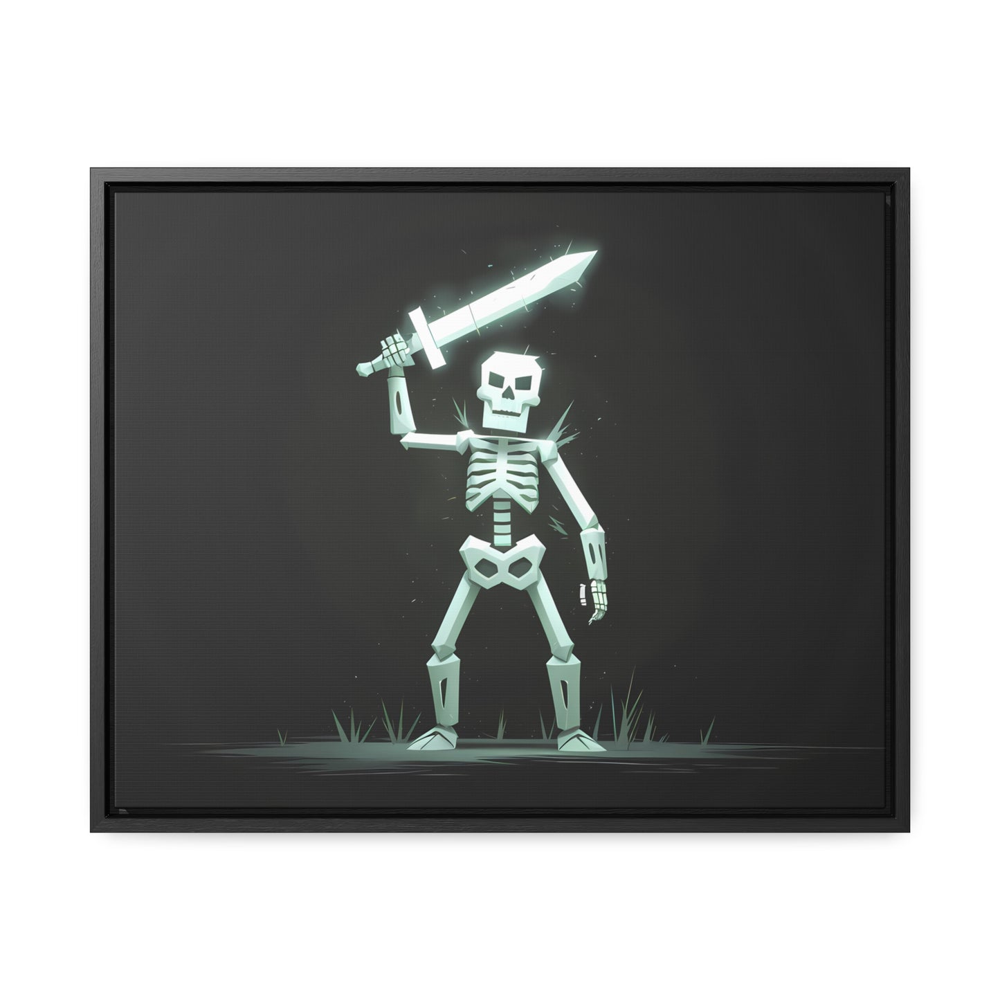 Rise of the Skeleton Warrior - Gallery Canvas Wraps, Horizontal Frame