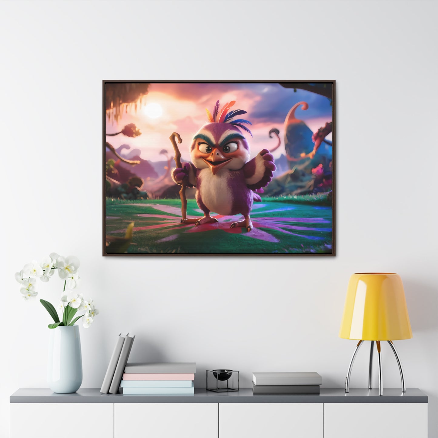 Guardian of the Enchanted Forest - Gallery Canvas Wraps, Horizontal Frame