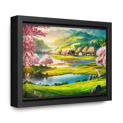 Serenity in Spring Meadows - Gallery Canvas Wraps, Horizontal Frame