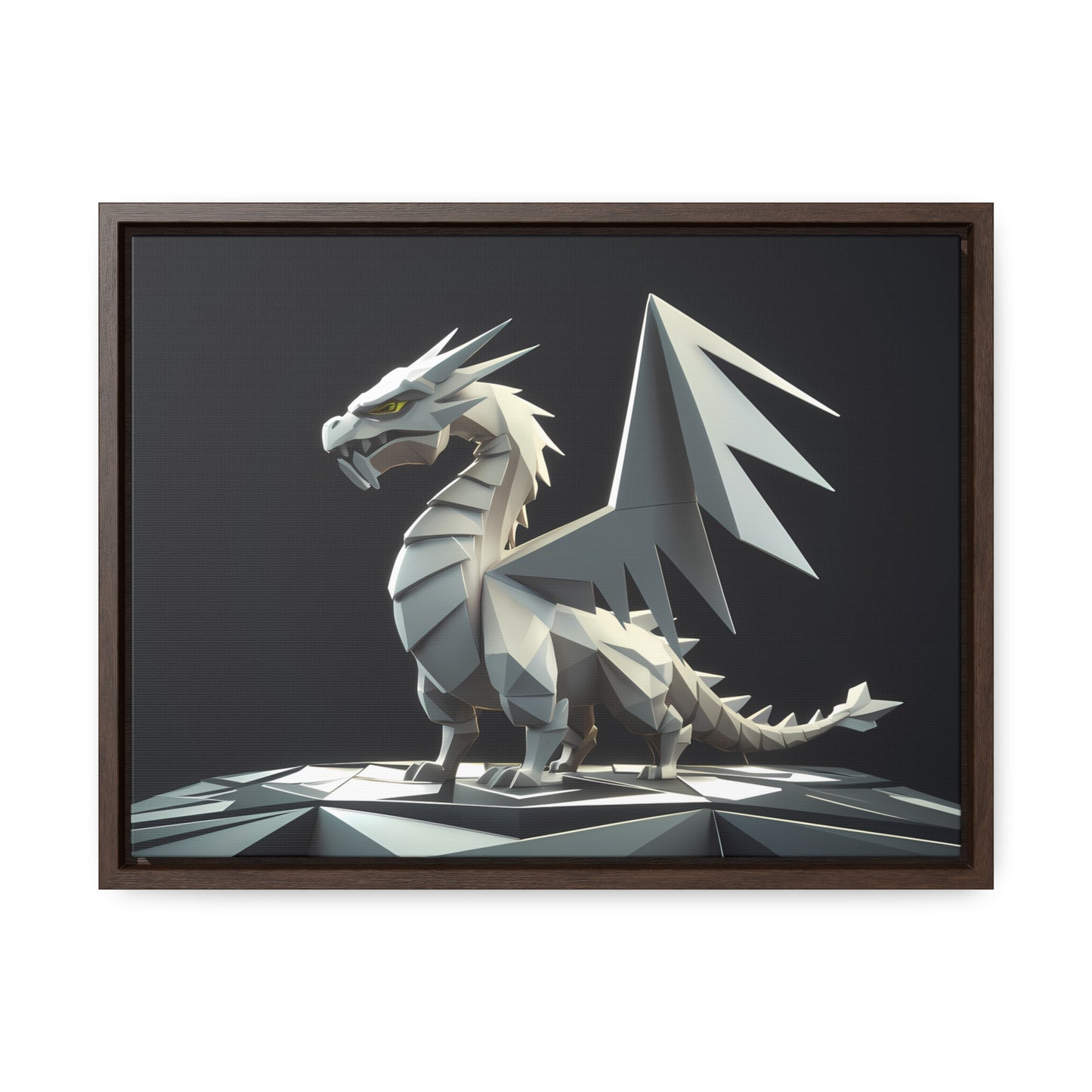 The Silver Sentinel - Gallery Canvas Wraps, Horizontal Frame