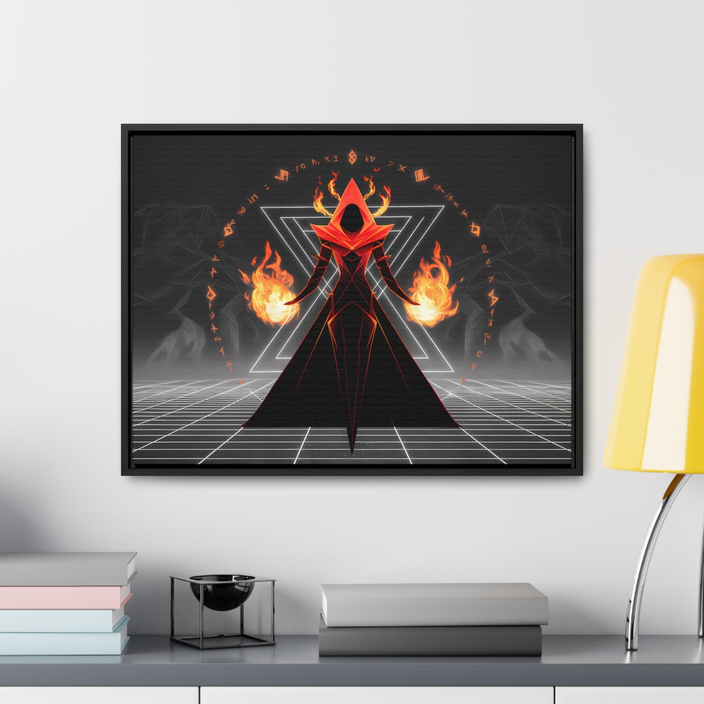 Eternal Pyromancer - Gallery Canvas Wraps, Horizontal Frame