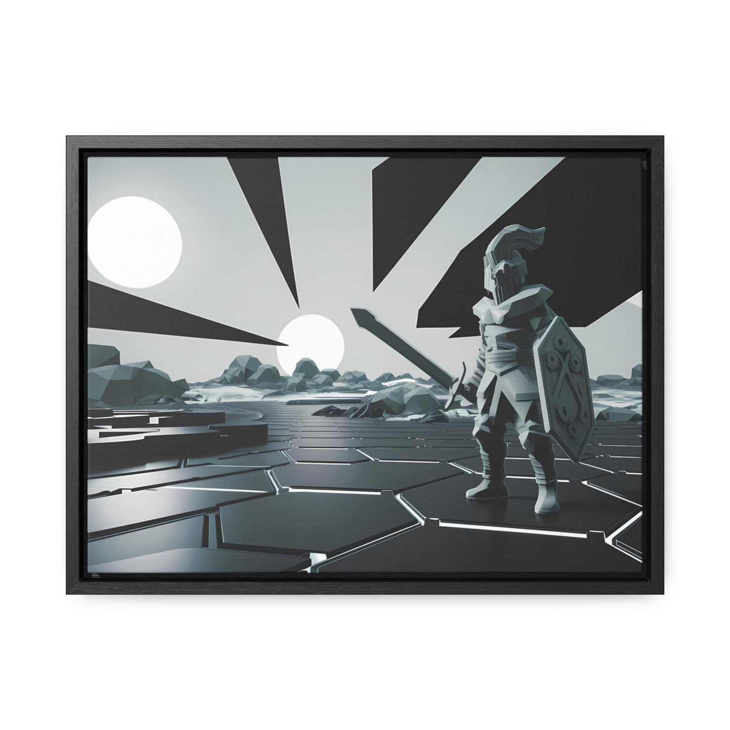 Guardian of the Twin Suns - Gallery Canvas Wraps, Horizontal Frame