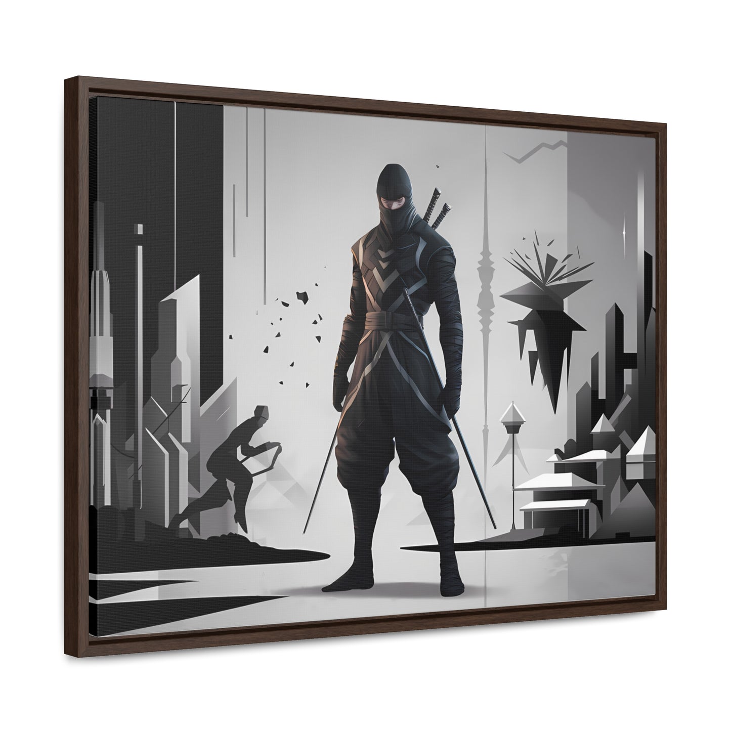 Shadowblade: The Silent Protector - Gallery Canvas Wraps, Horizontal Frame