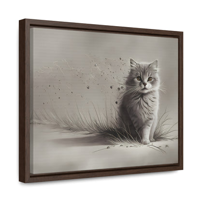 Whiskers in the Wind - Gallery Canvas Wraps, Horizontal Frame