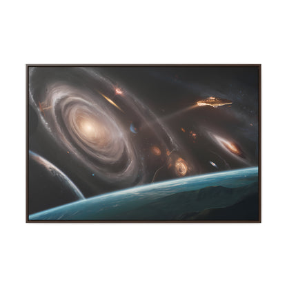 Galactic Odyssey - Gallery Canvas Wraps, Horizontal Frame