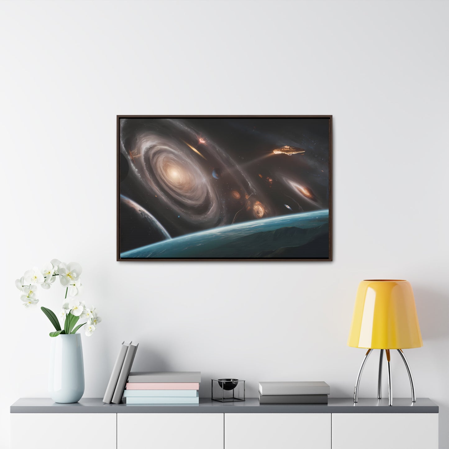 Galactic Odyssey - Gallery Canvas Wraps, Horizontal Frame