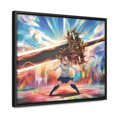 Blade of the Infinite Resolve - Gallery Canvas Wraps, Horizontal Frame