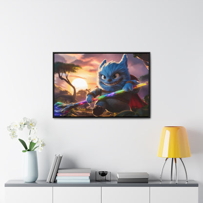 Guardian of the Enchanted Forest - Gallery Canvas Wraps, Horizontal Frame