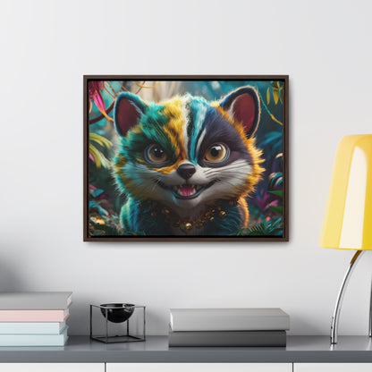 Jungle Mischief - Gallery Canvas Wraps, Horizontal Frame