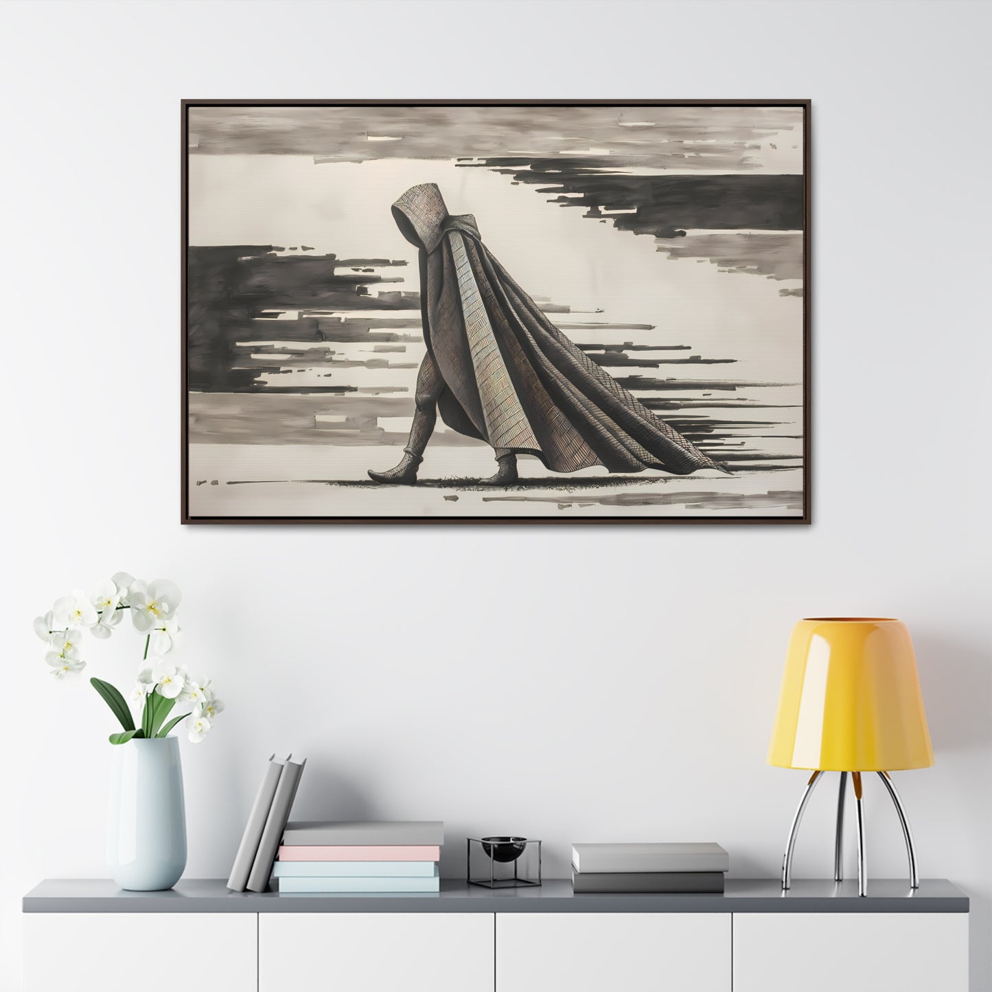 Wanderer of Shadows - Gallery Canvas Wraps, Horizontal Frame