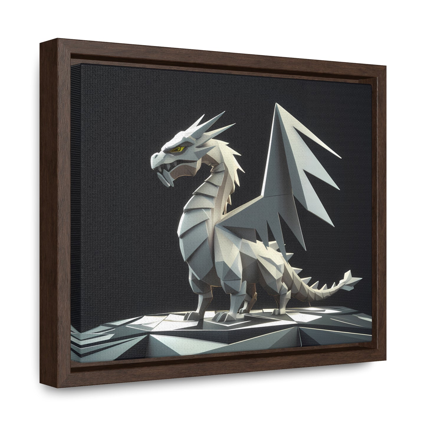 The Silver Sentinel - Gallery Canvas Wraps, Horizontal Frame