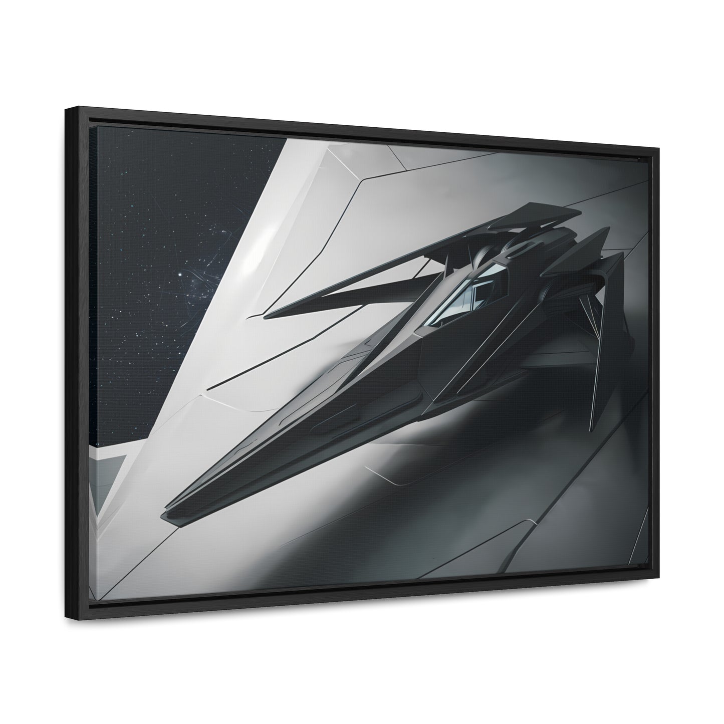 Starlance Stealth Interceptor - Gallery Canvas Wraps, Horizontal Frame