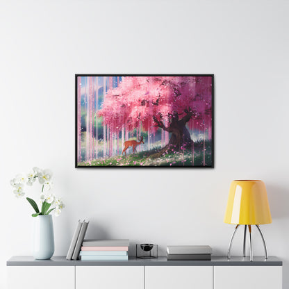 Beneath the Blossoming Canopy - Gallery Canvas Wraps, Horizontal Frame