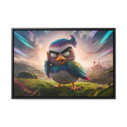 Feathered Fury: The Guardian of the Sky - Gallery Canvas Wraps, Horizontal Frame