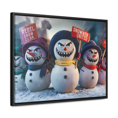 Frosty Revolt - Gallery Canvas Wraps, Horizontal Frame