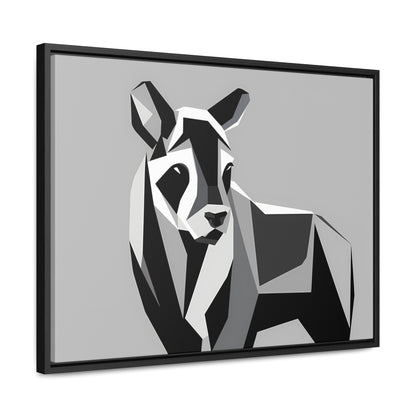 Monochrome Geometry - Gallery Canvas Wraps, Horizontal Frame