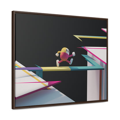 "Leaping Through Dimensions" - Gallery Canvas Wraps, Horizontal Frame