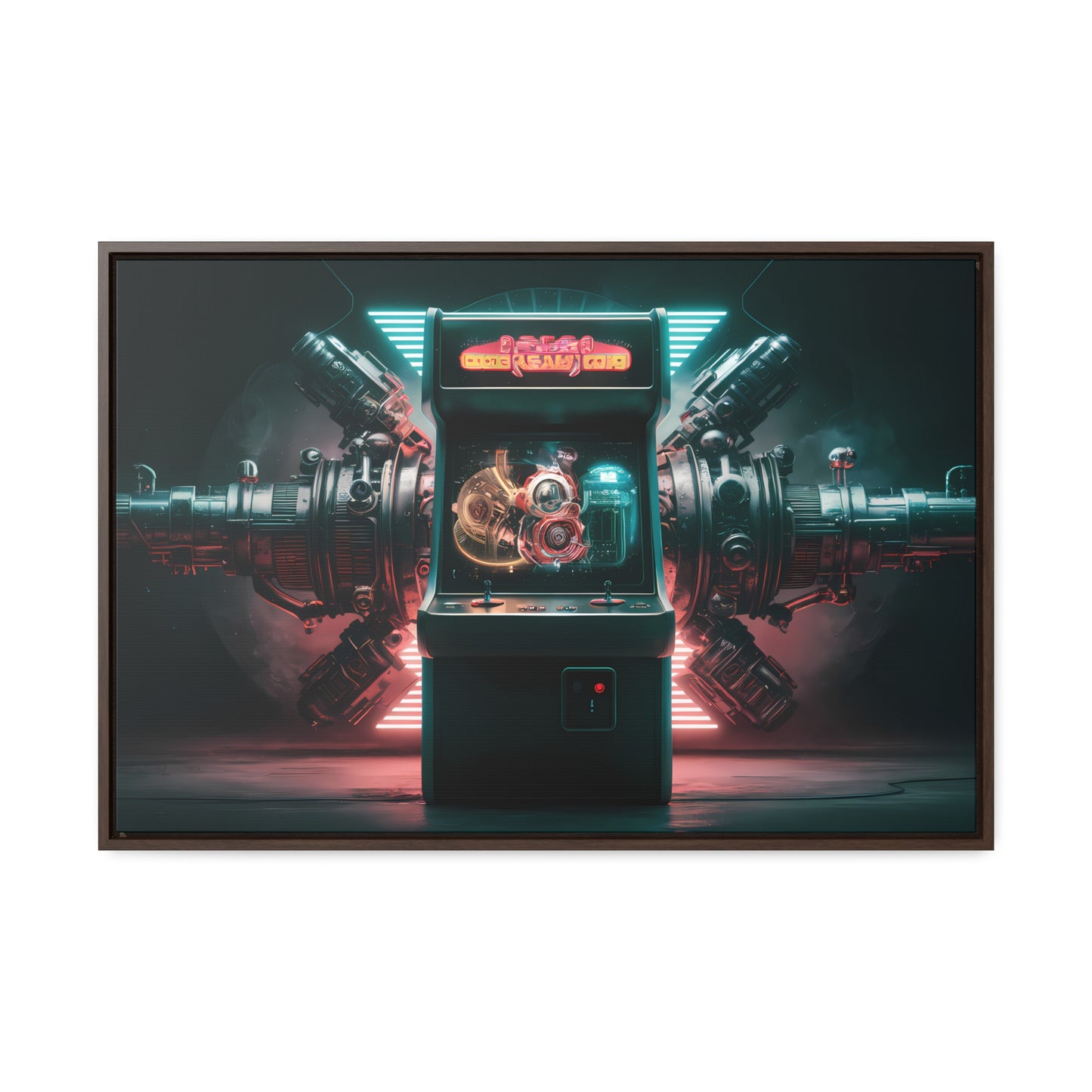 Quantum Arcade Revolution - Gallery Canvas Wraps, Horizontal Frame