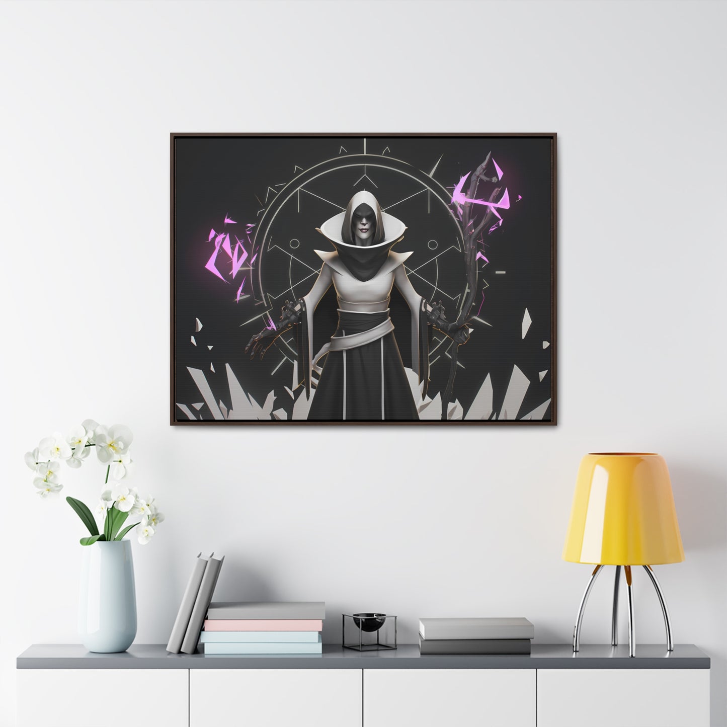 Veil of the Arcane Wraith - Gallery Canvas Wraps, Horizontal Frame