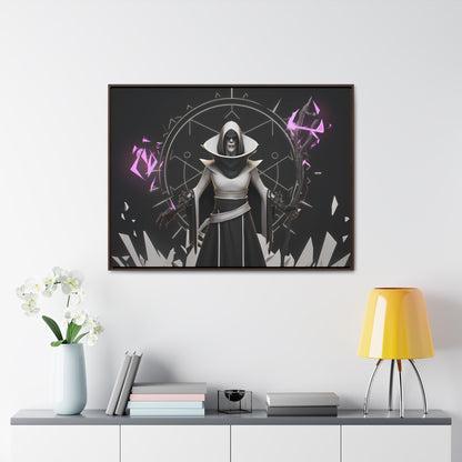 Veil of the Arcane Wraith - Gallery Canvas Wraps, Horizontal Frame