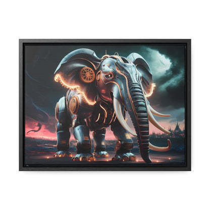 "Clockwork Titan" - Gallery Canvas Wraps, Horizontal Frame