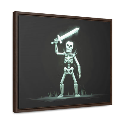 Rise of the Skeleton Warrior - Gallery Canvas Wraps, Horizontal Frame