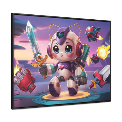 Battle Bot Hero - Gallery Canvas Wraps, Horizontal Frame