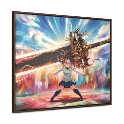 Blade of the Infinite Resolve - Gallery Canvas Wraps, Horizontal Frame