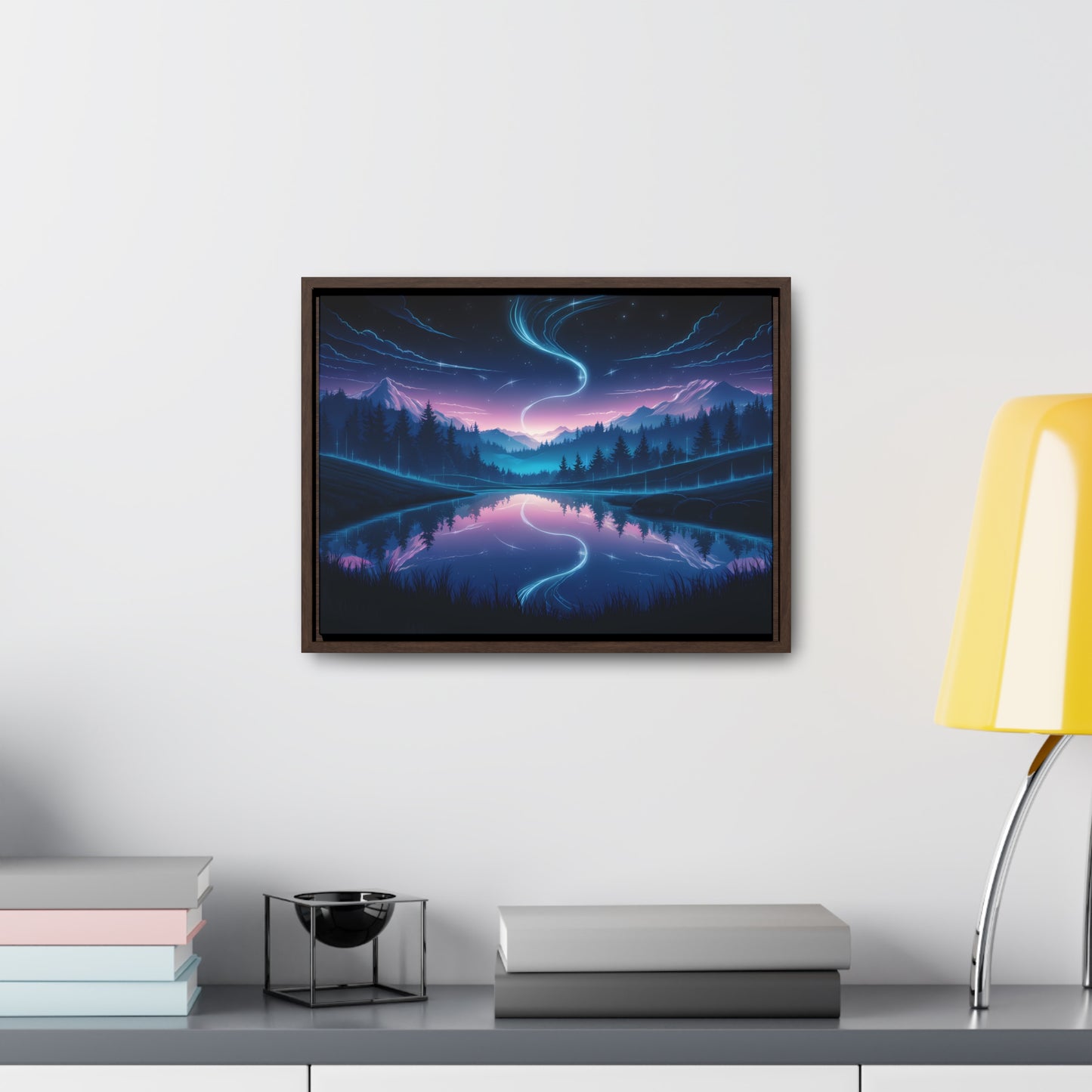 Celestial Reflection - Gallery Canvas Wraps, Horizontal Frame