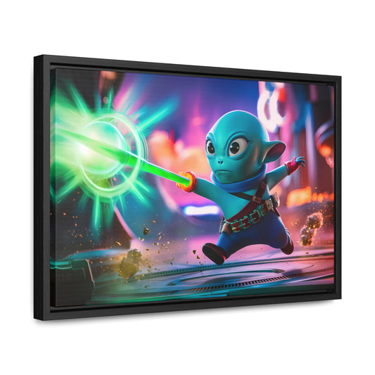 Galactic Defender - Gallery Canvas Wraps, Horizontal Frame