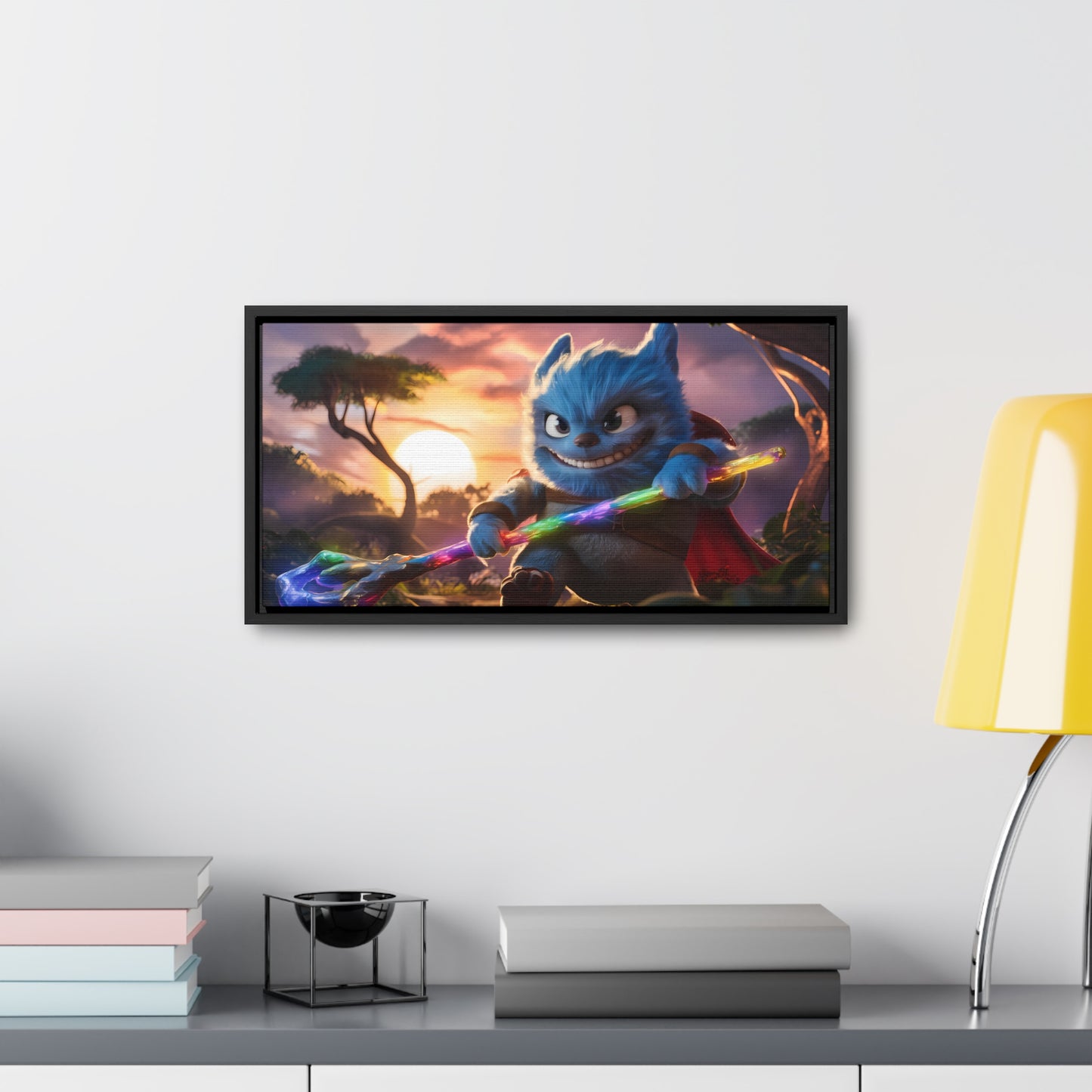 Guardian of the Enchanted Forest - Gallery Canvas Wraps, Horizontal Frame