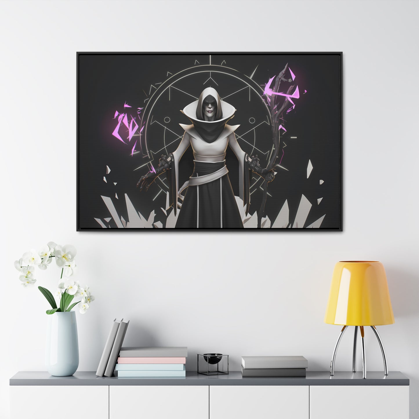 Veil of the Arcane Wraith - Gallery Canvas Wraps, Horizontal Frame