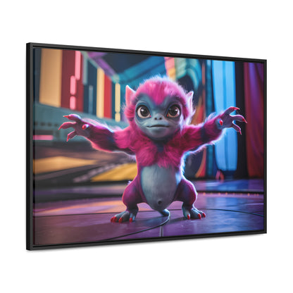 Cosmic Critter on the Dance Floor - Gallery Canvas Wraps, Horizontal Frame