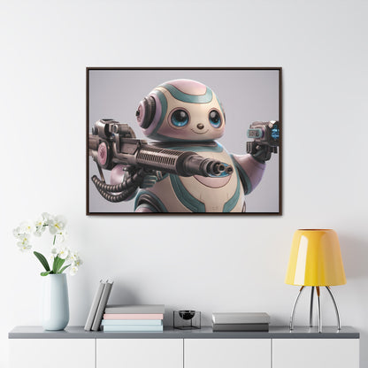 "Adorable Defender" - Gallery Canvas Wraps, Horizontal Frame