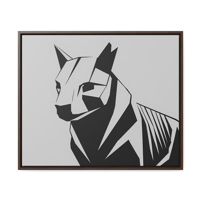 Geometric Guardian - Gallery Canvas Wraps, Horizontal Frame