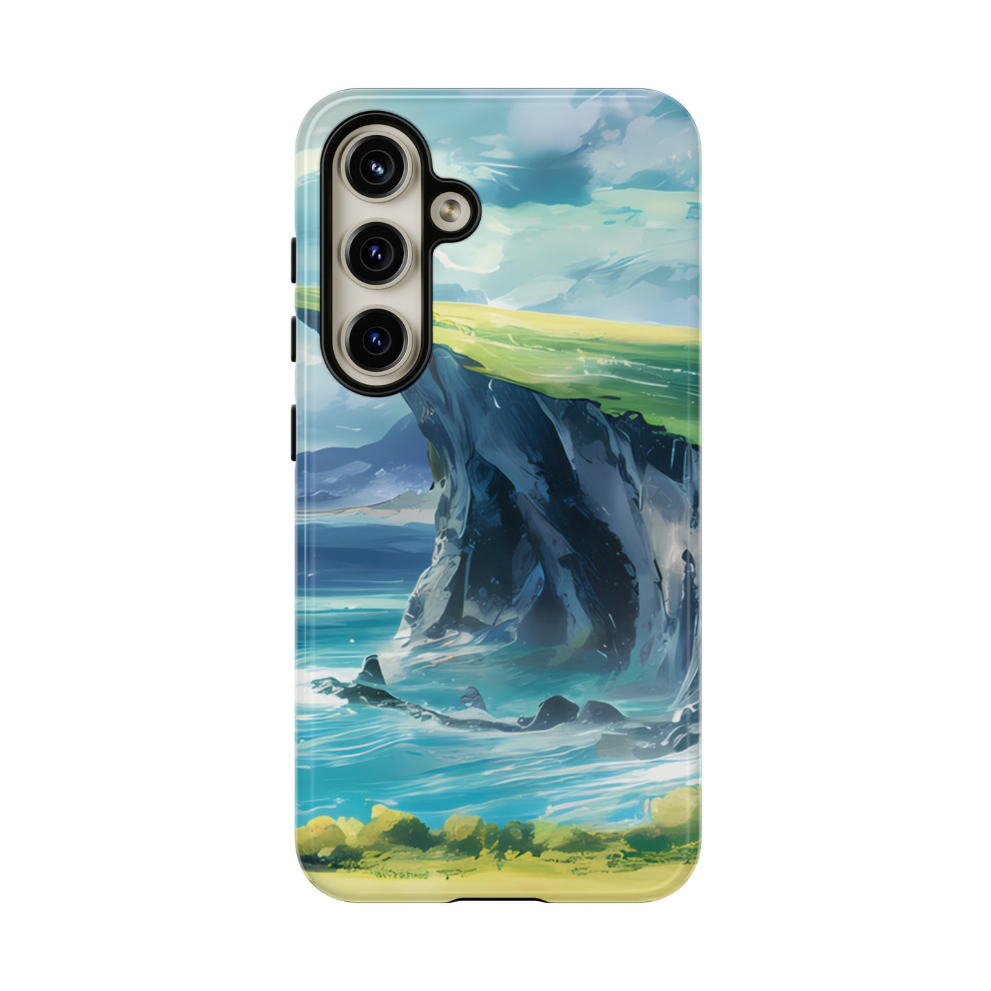 Anime Cliff by the Sea - Smartphone Tough Cases