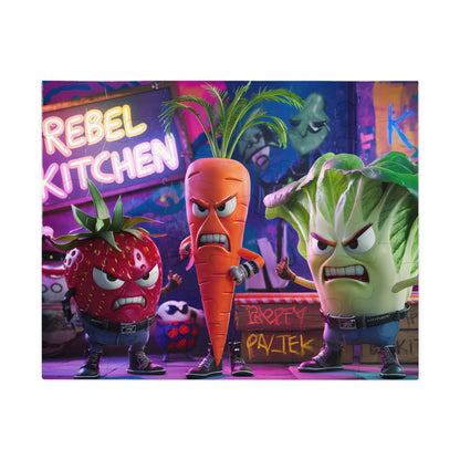 "Veggie Vendetta: Rebel Kitchen" - Jigsaw Puzzle (30, 110, 252, 500,1000-Piece)