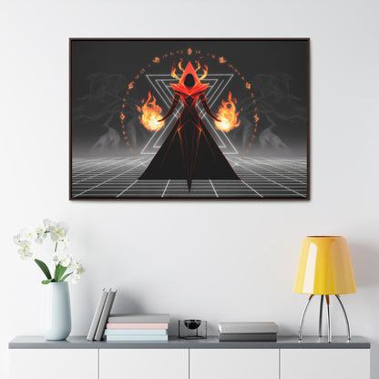 Eternal Pyromancer - Gallery Canvas Wraps, Horizontal Frame