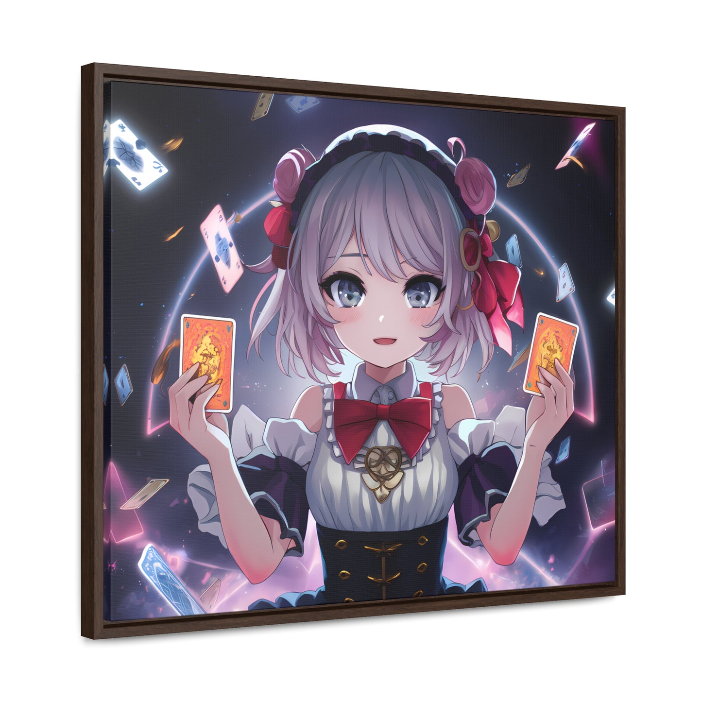 "Arcane Card Mastery" - Gallery Canvas Wraps, Horizontal Frame