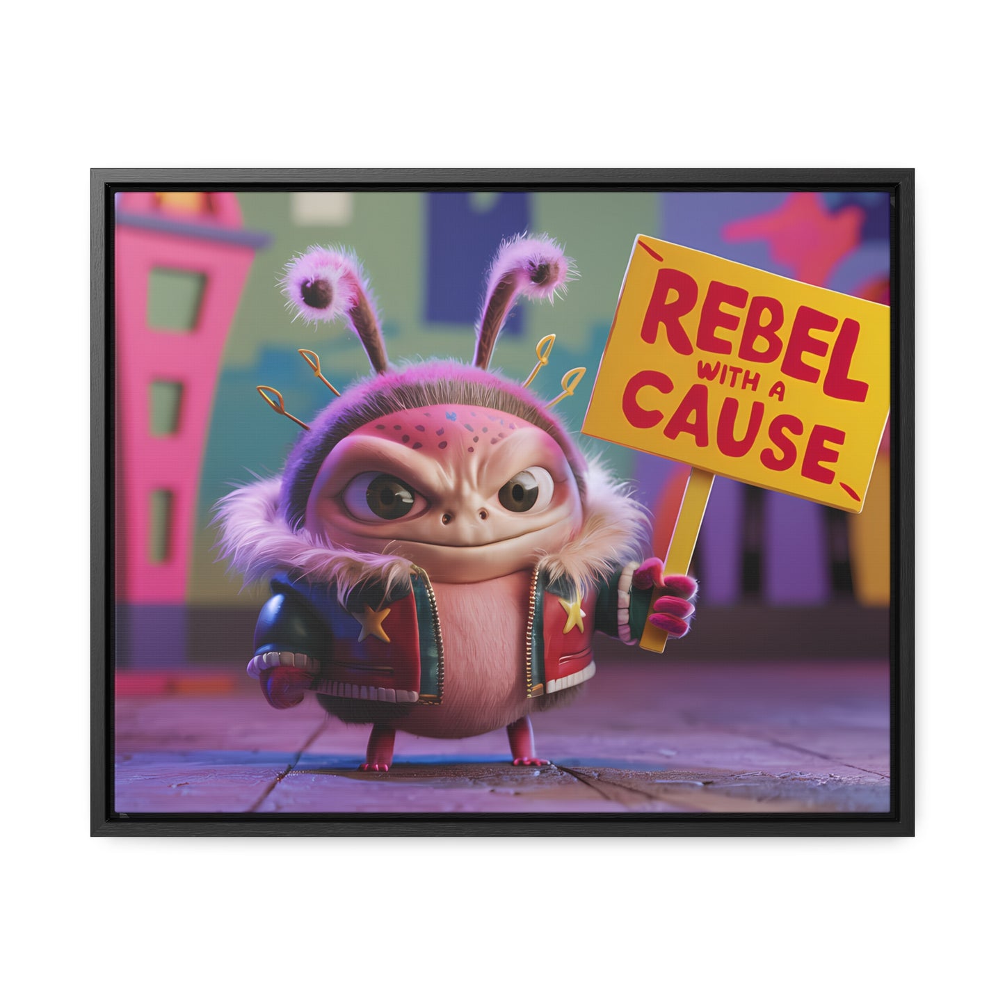 Rebel with a Cause - Gallery Canvas Wraps, Horizontal Frame