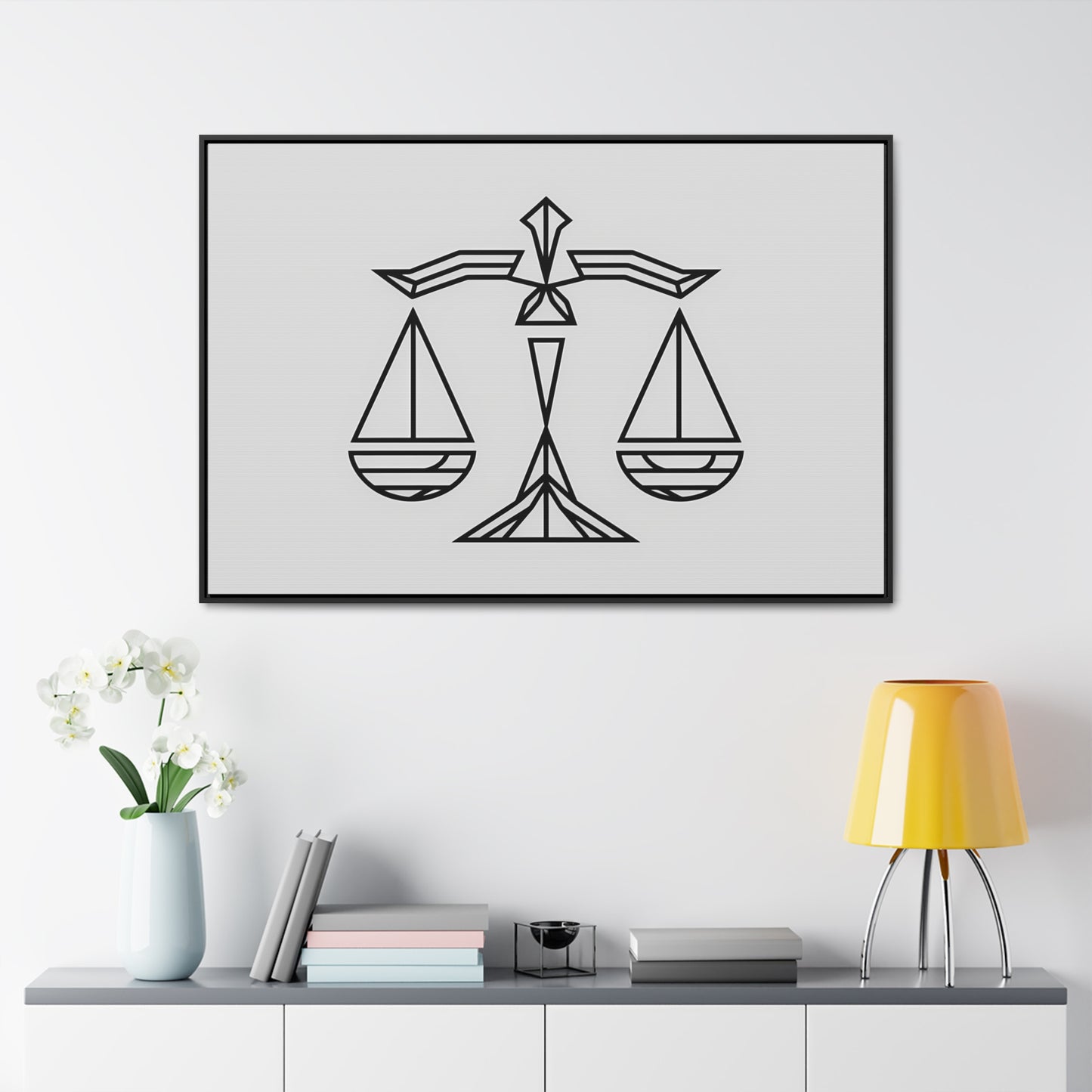 Balance of Justice - Gallery Canvas Wraps, Horizontal Frame