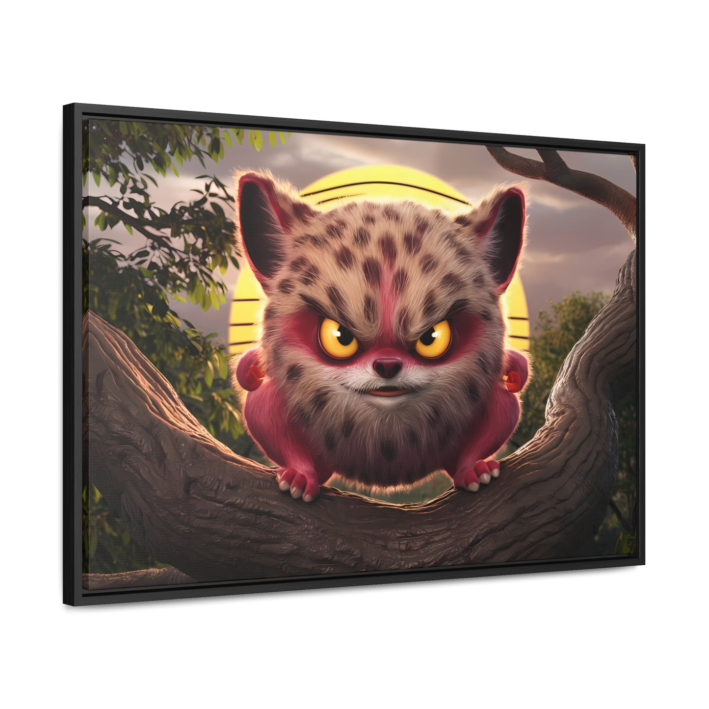 Guardian of the Sunset Forest - Gallery Canvas Wraps, Horizontal Frame