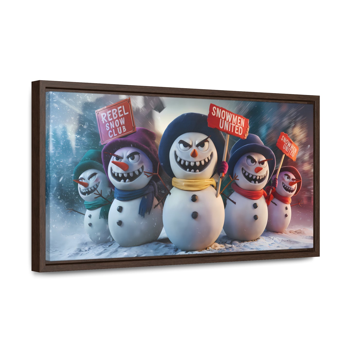 Frosty Revolt - Gallery Canvas Wraps, Horizontal Frame