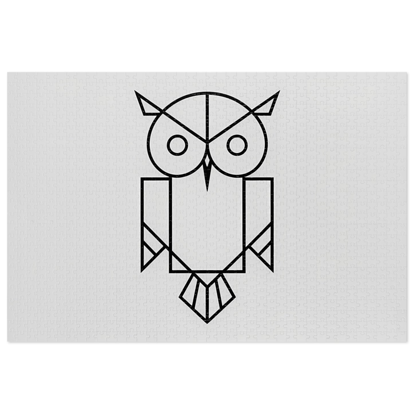 Geometric Owl Puzzle - Jigsaw Puzzle (30, 110, 252, 500,1000-Piece)