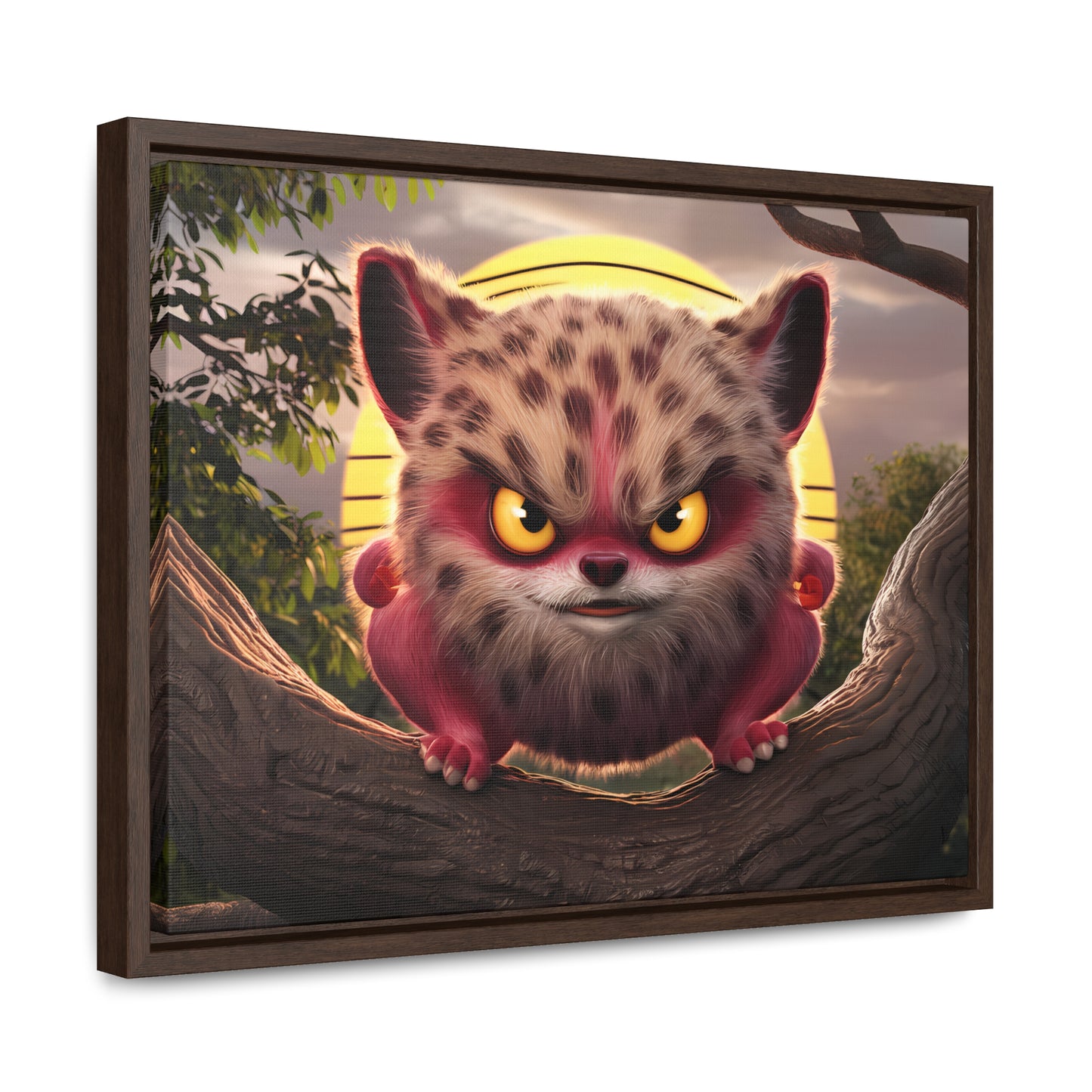 Guardian of the Sunset Forest - Gallery Canvas Wraps, Horizontal Frame